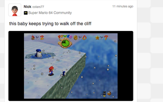 Illustration for article titled Miiverse Reacts To Super Mario 64 On Wii U
